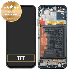 Huawei P40 Lite - LCD zaslon + steklo na dotik + okvir + baterija (Crush Green) - 02353KGA Genuine Service Pack