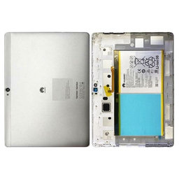 Huawei MediaPad M2 10.0 - Pokrov baterije + baterija (Moonlight Silver) - 02351PGS, 02351FMT, 02350NXP, 02351CWE Genuine Service Pack