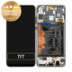 Huawei P30 Lite (2020) - LCD zaslon + steklo na dotik + okvir + baterija (Midnight Black) - 02353FPX, 02353DQU Genuine Service Pack