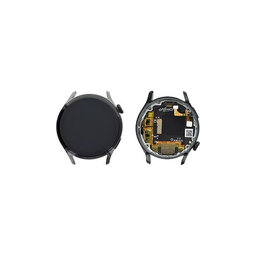 Huawei Watch 3 Galileo-L11E - LCD zaslon + steklo na dotik + okvir (Black) - 02354JHA Genuine Service Pack