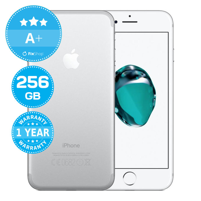 Apple iPhone 7 Silver 256GB A+ Prenovljen