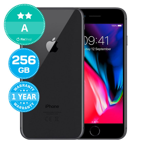 Apple iPhone 8 Space Gray 256GB A Prenovljen