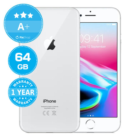 Apple iPhone 8 Silver 64GB A+ Prenovljen