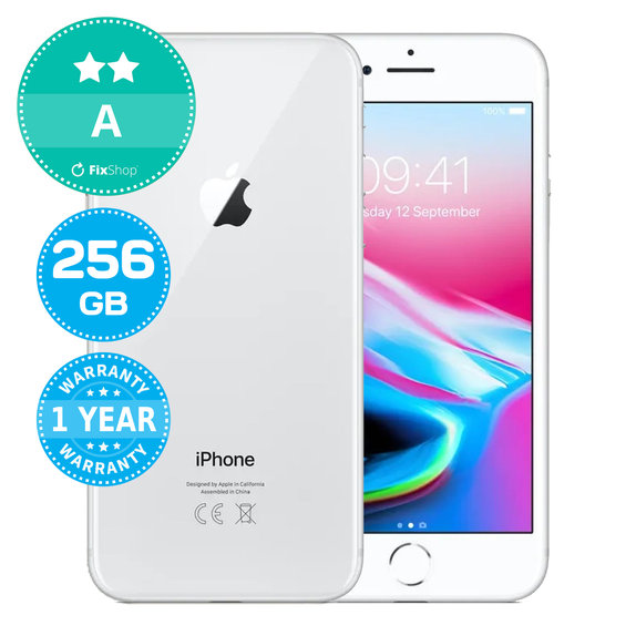 Apple iPhone 8 Silver 256GB A Prenovljen