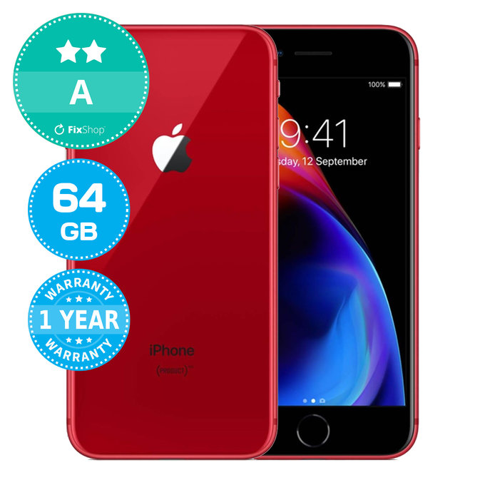 Apple iPhone 8 (PRODUCT)RED 64GB A Prenovljen