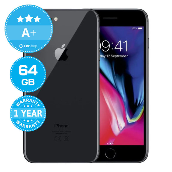 Apple iPhone 8 Plus Space Gray 64GB A+ Prenovljen