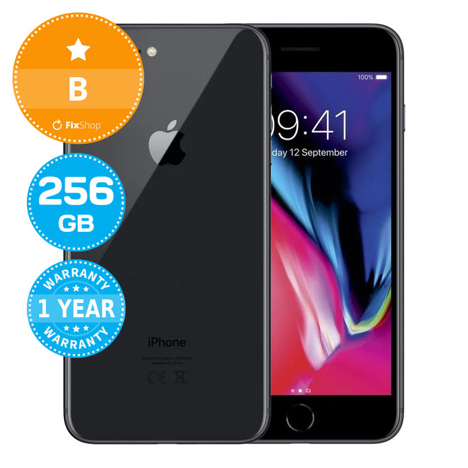 Apple iPhone 8 Plus Space Gray 256GB B Prenovljen