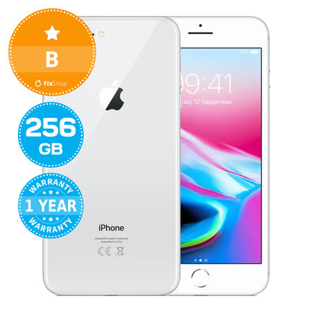 Apple iPhone 8 Plus Silver 256GB B Prenovljen