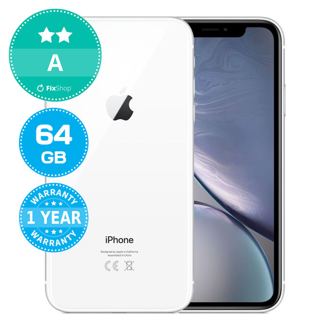 Apple iPhone XR White 64GB A Prenovljen