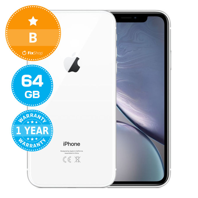 Apple iPhone XR White 64GB B Prenovljen