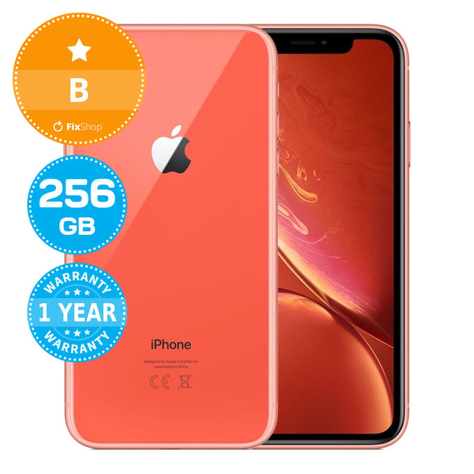 Apple iPhone XR Coral 256GB B Prenovljen