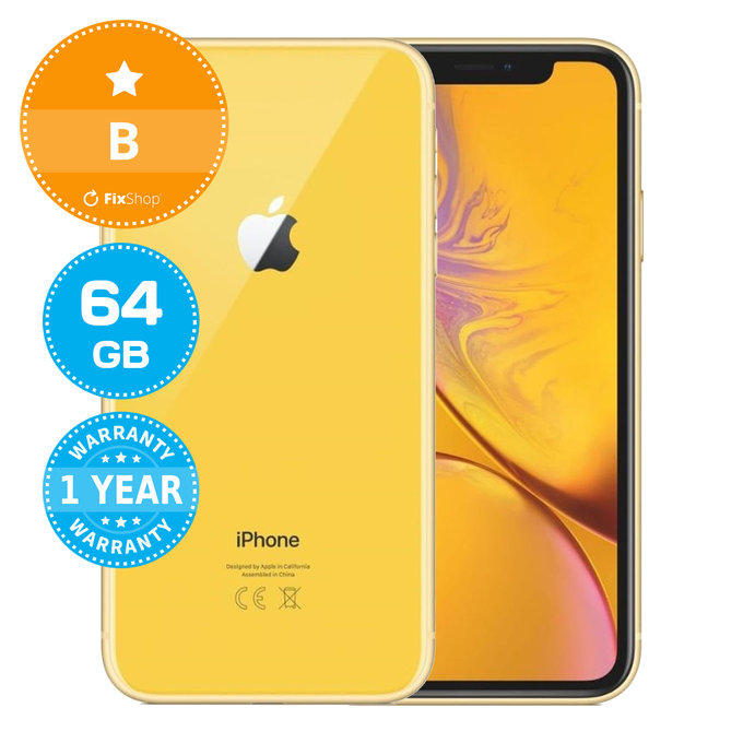 Apple iPhone XR Yellow 64GB B Prenovljen