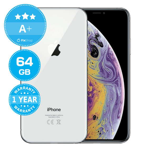 Apple iPhone XS Silver 64GB A+ Prenovljen