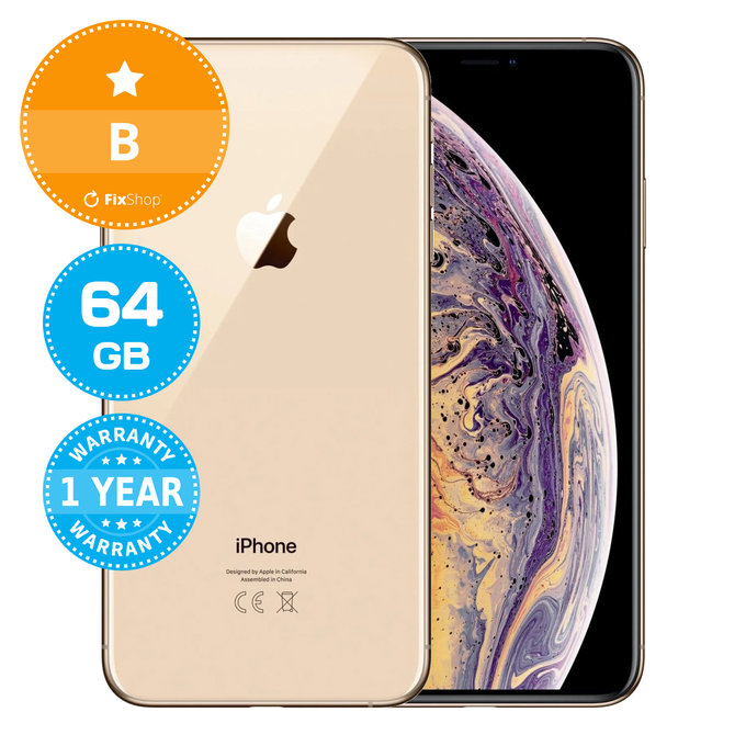 Apple iPhone XS Max Gold 64GB B Prenovljen