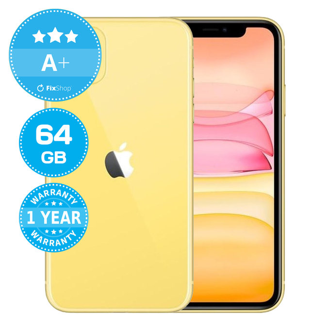 Apple iPhone 11 Yellow 64GB A+ Prenovljen