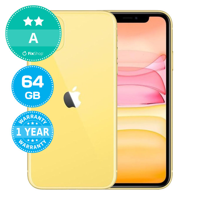 Apple iPhone 11 Yellow 64GB A Prenovljen