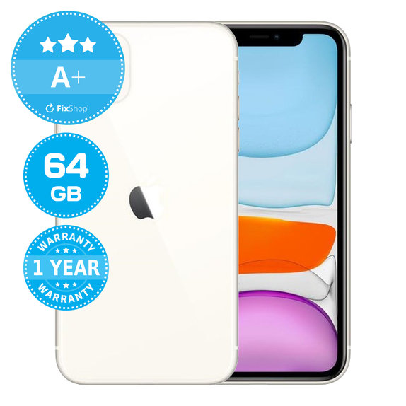 Apple iPhone 11 White 64GB A+ Prenovljen