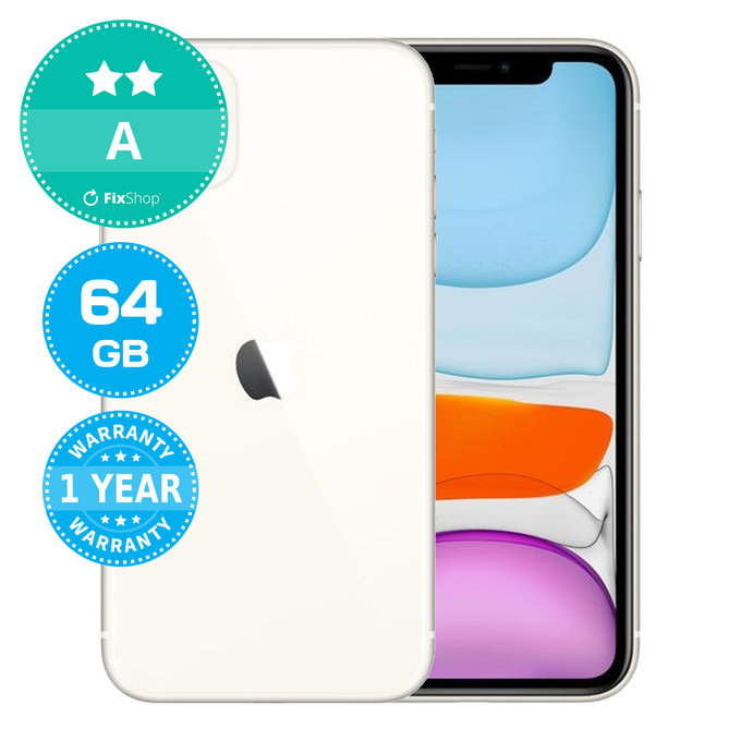 Apple iPhone 11 White 64GB A Prenovljen