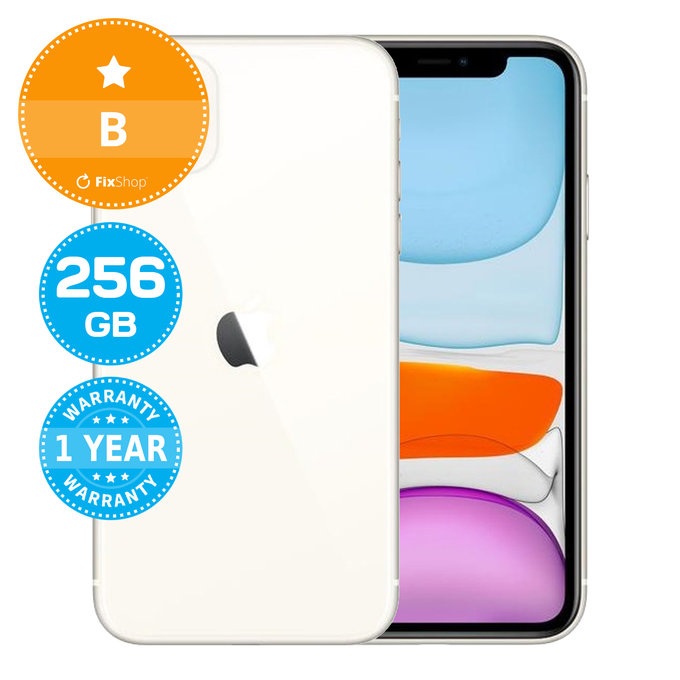 Apple iPhone 11 White 256GB B Prenovljen