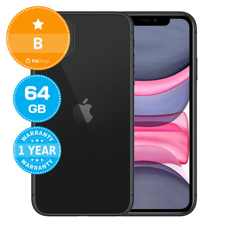 Apple iPhone 11 Black 64GB B Prenovljen