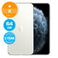Apple iPhone 11 Pro Max Silver 64GB B Prenovljen