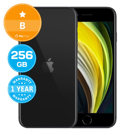 Apple iPhone SE (2nd Gen 2020) Black 256GB B Prenovljen