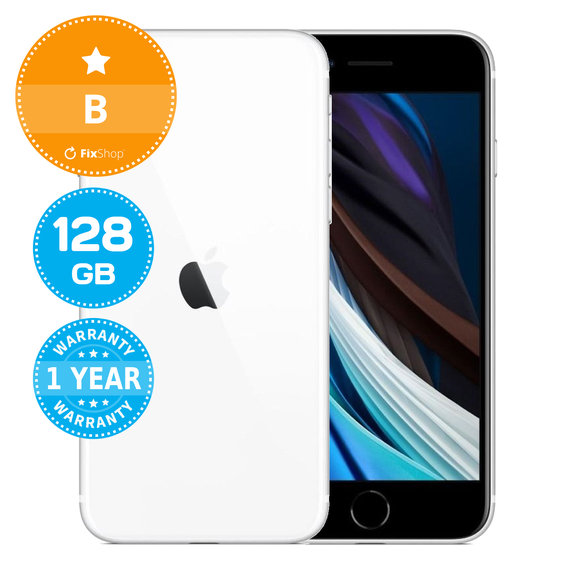 Apple iPhone SE (2nd Gen 2020) White 128GB B Prenovljen