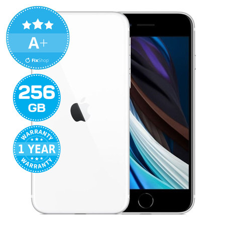 Apple iPhone SE (2nd Gen 2020) White 256GB A+ Prenovljen