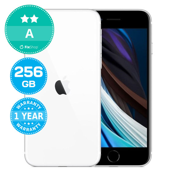 Apple iPhone SE (2nd Gen 2020) White 256GB A Prenovljen