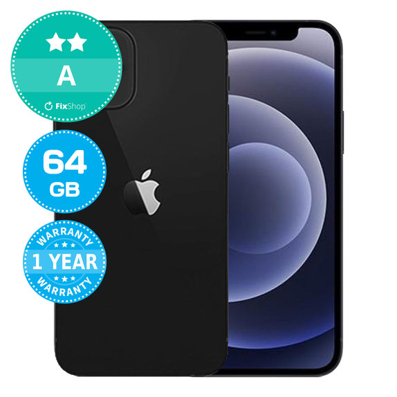 Apple iPhone 12 Mini Black 64GB A Prenovljen