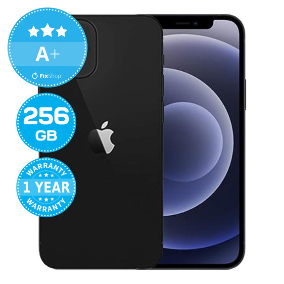 Apple iPhone 12 Mini Black 256GB A+ Prenovljen