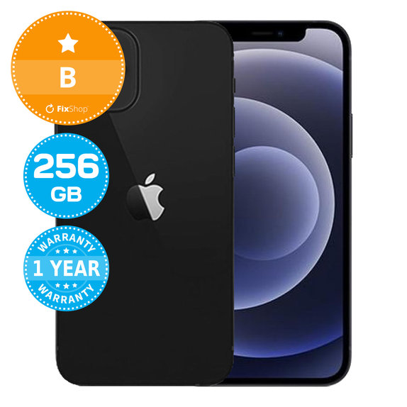 Apple iPhone 12 Mini Black 256GB B Prenovljen