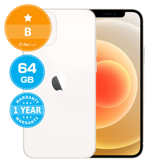 Apple iPhone 12 Mini White 64GB B Prenovljen