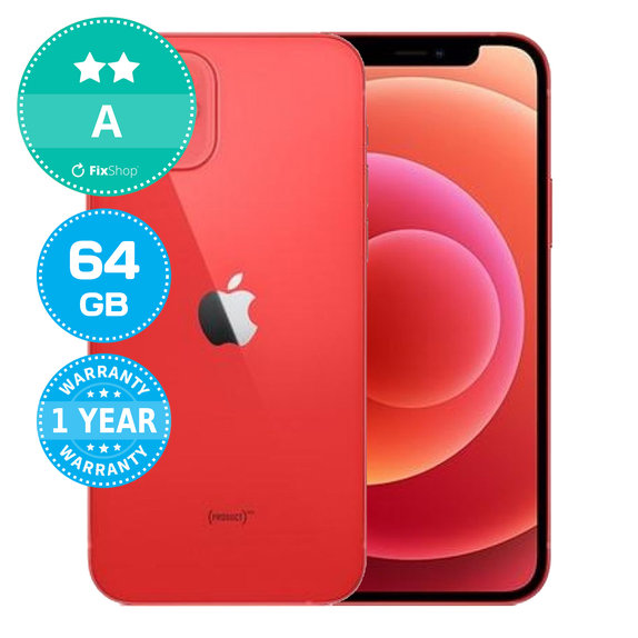 Apple iPhone 12 (PRODUCT)RED 64GB A Prenovljen
