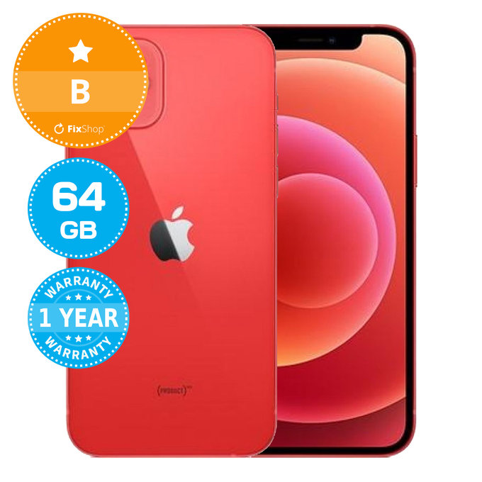 Apple iPhone 12 (PRODUCT)RED 64GB B Prenovljen
