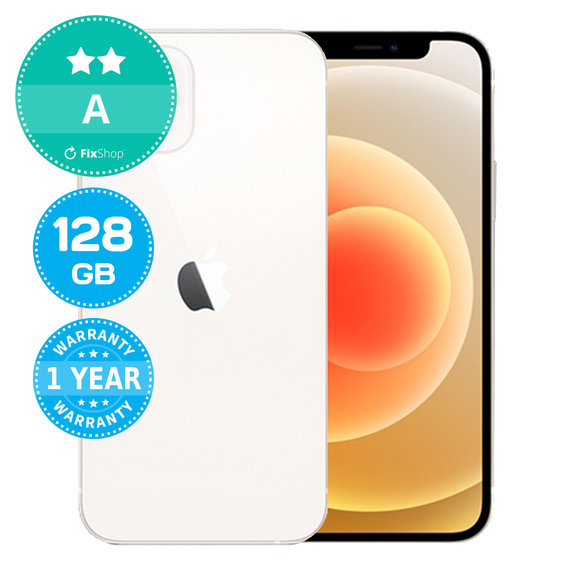 Apple iPhone 12 White 128GB A Prenovljen