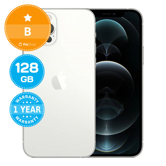 Apple iPhone 12 Pro Silver 128GB B Prenovljen