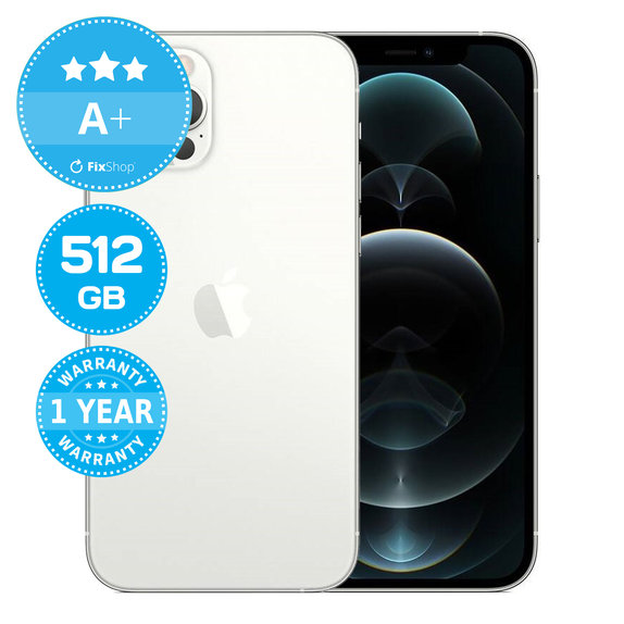 Apple iPhone 12 Pro Silver 512GB A+ Prenovljen