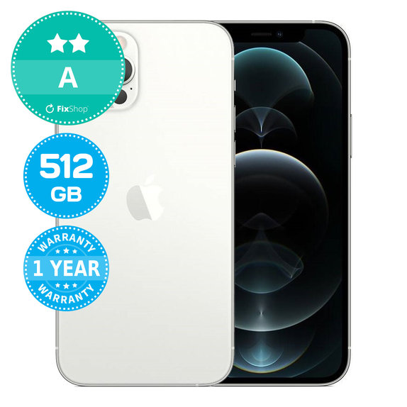 Apple iPhone 12 Pro Silver 512GB A Prenovljen