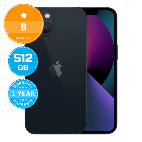 Apple iPhone 13 Midnight 512GB B Prenovljen
