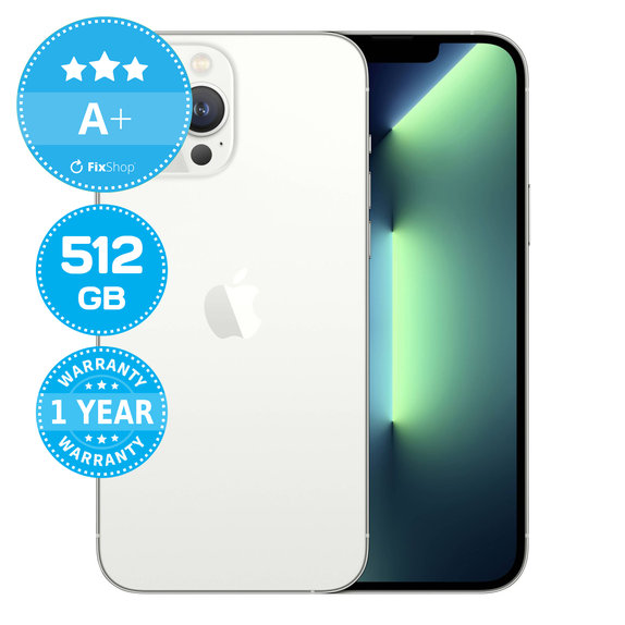 Apple iPhone 13 Pro Max Silver 512GB A+ Prenovljen