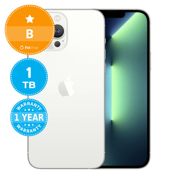 Apple iPhone 13 Pro Max Silver 1TB B Prenovljen