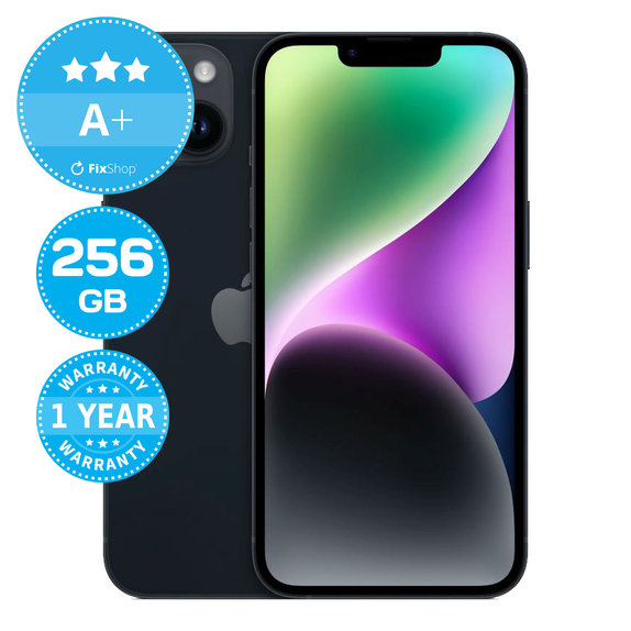 Apple iPhone 14 Midnight 256GB A+ Prenovljen