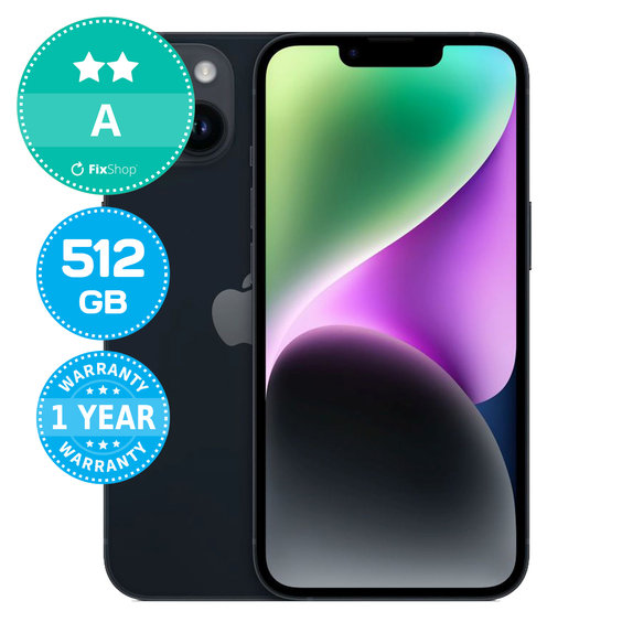 Apple iPhone 14 Midnight 512GB A Prenovljen
