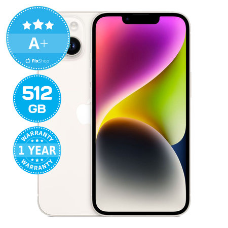 Apple iPhone 14 Starlight 512GB A+ Prenovljen