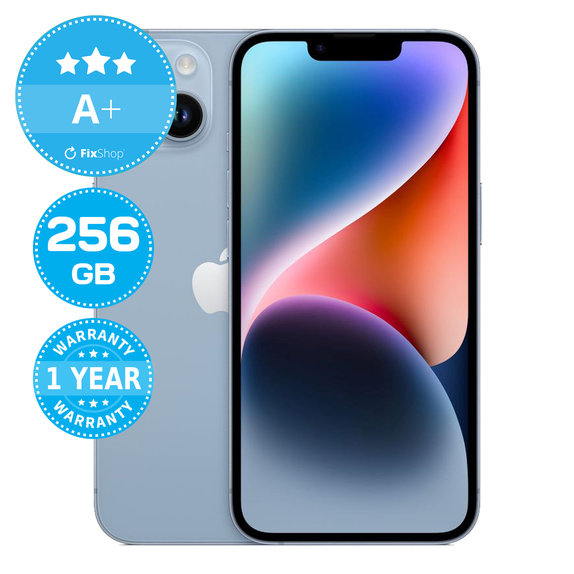 Apple iPhone 14 Blue 256GB A+ Prenovljen