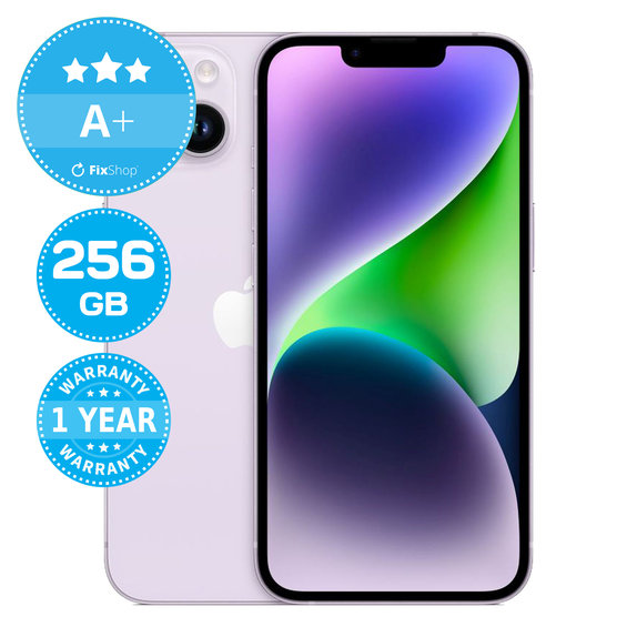 Apple iPhone 14 Purple 256GB A+ Prenovljen