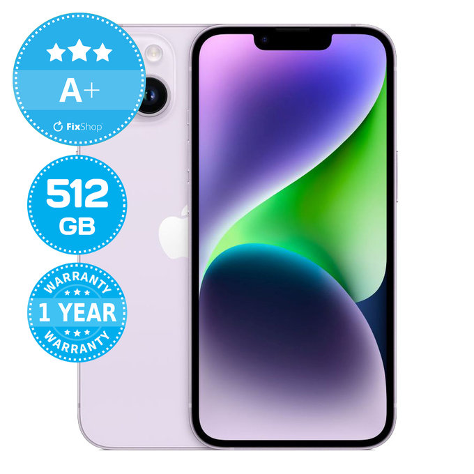 Apple iPhone 14 Purple 512GB A+ Prenovljen