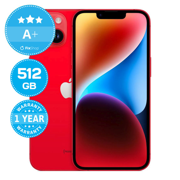 Apple iPhone 14 (PRODUCT)RED 512GB A+ Prenovljen