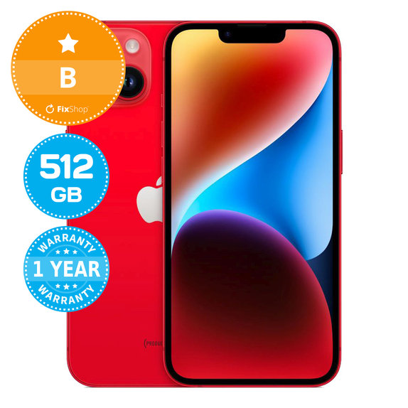 Apple iPhone 14 (PRODUCT)RED 512GB B Prenovljen